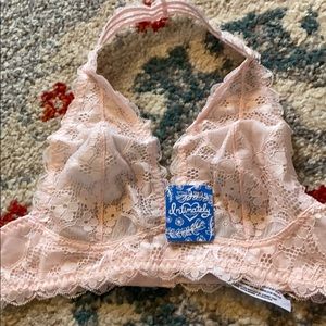 Free People galloon lace halter - NWT